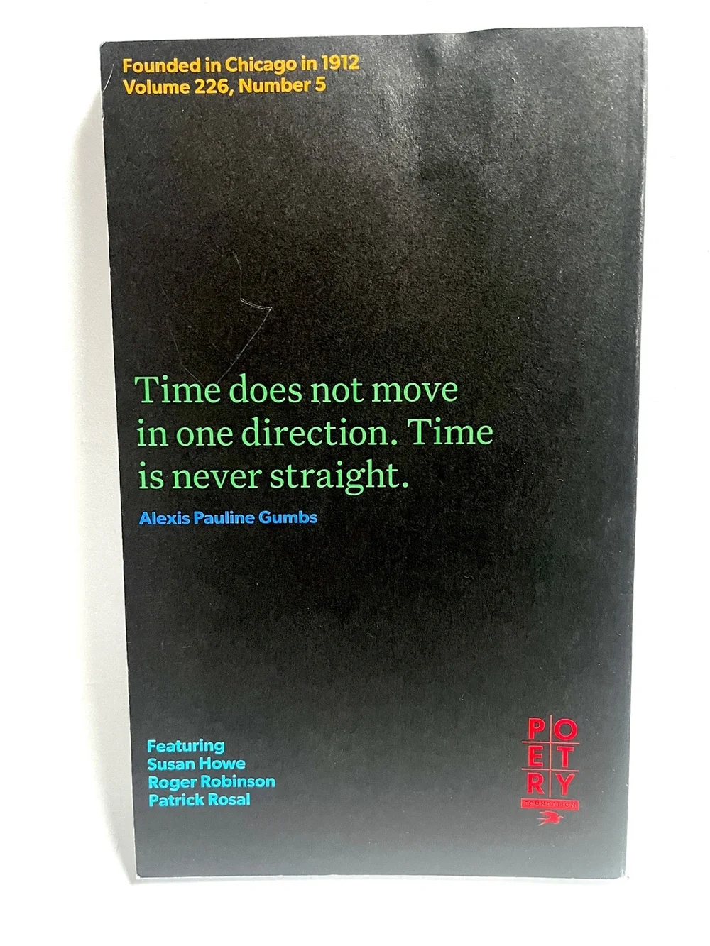 Poetry Magazine September 2025